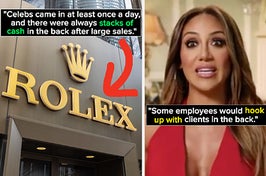 "I worked in a women’s boutique in an affluent area outside of San Francisco. It was easy to distinguish the rich from the wealthy by how they treated our sales associates when the owner wasn’t around. Rich customers were some of the rudest and most insufferable people I have ever encountered while working retail. I’ve had shoe boxes thrown at me and full glasses of wine spilled on designer handbags without as much as an apology. In contrast, the truly WEALTHY were the most unassuming and appreciative."