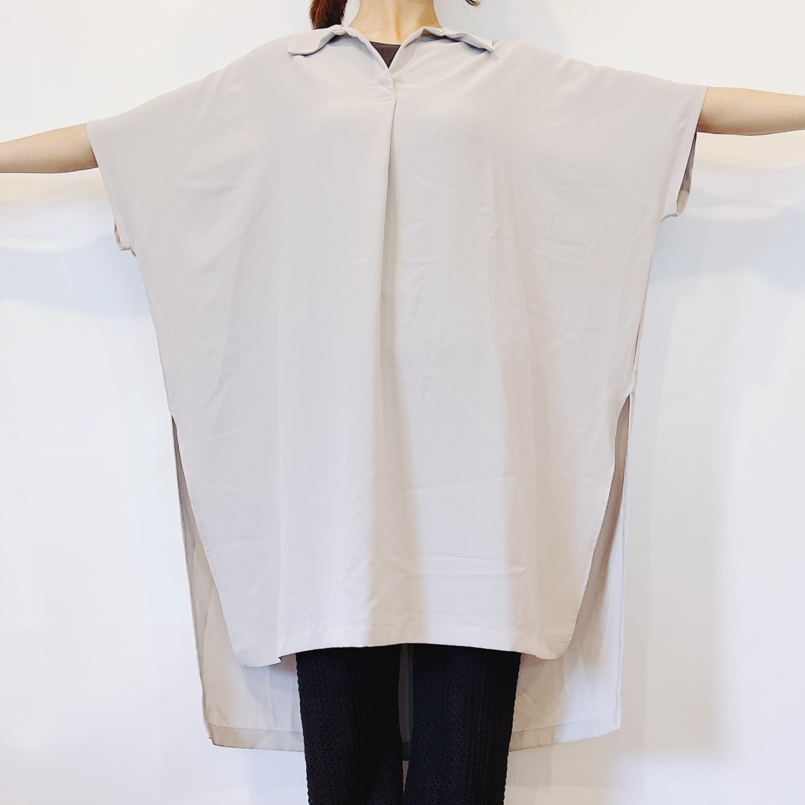 しまむらのオススメのアイテム「ツイルビッグシャツワンピース」