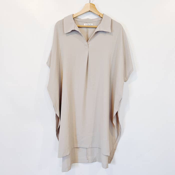 しまむらのオススメのアイテム「ツイルビッグシャツワンピース」