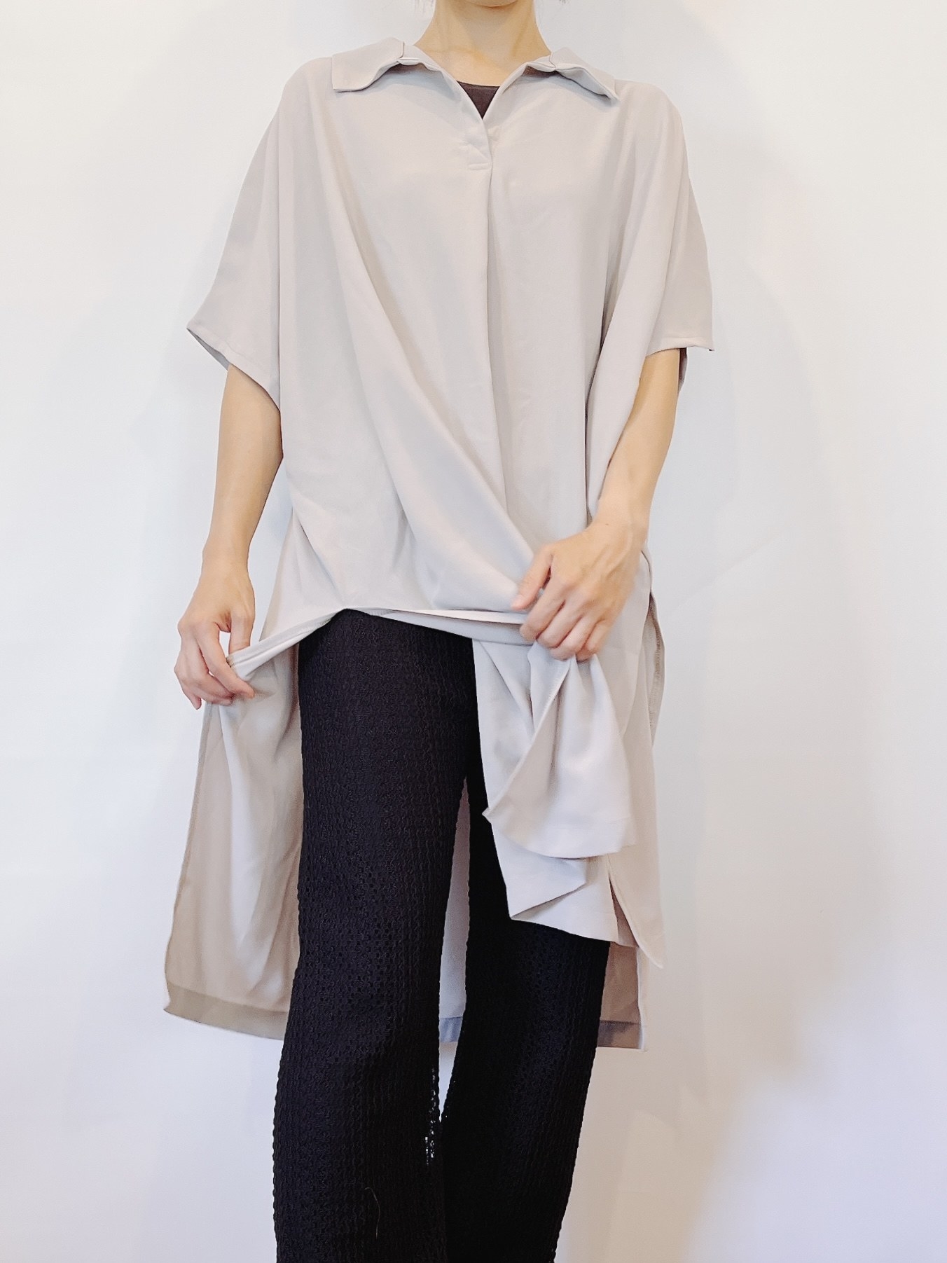 しまむらのオススメのアイテム「ツイルビッグシャツワンピース」