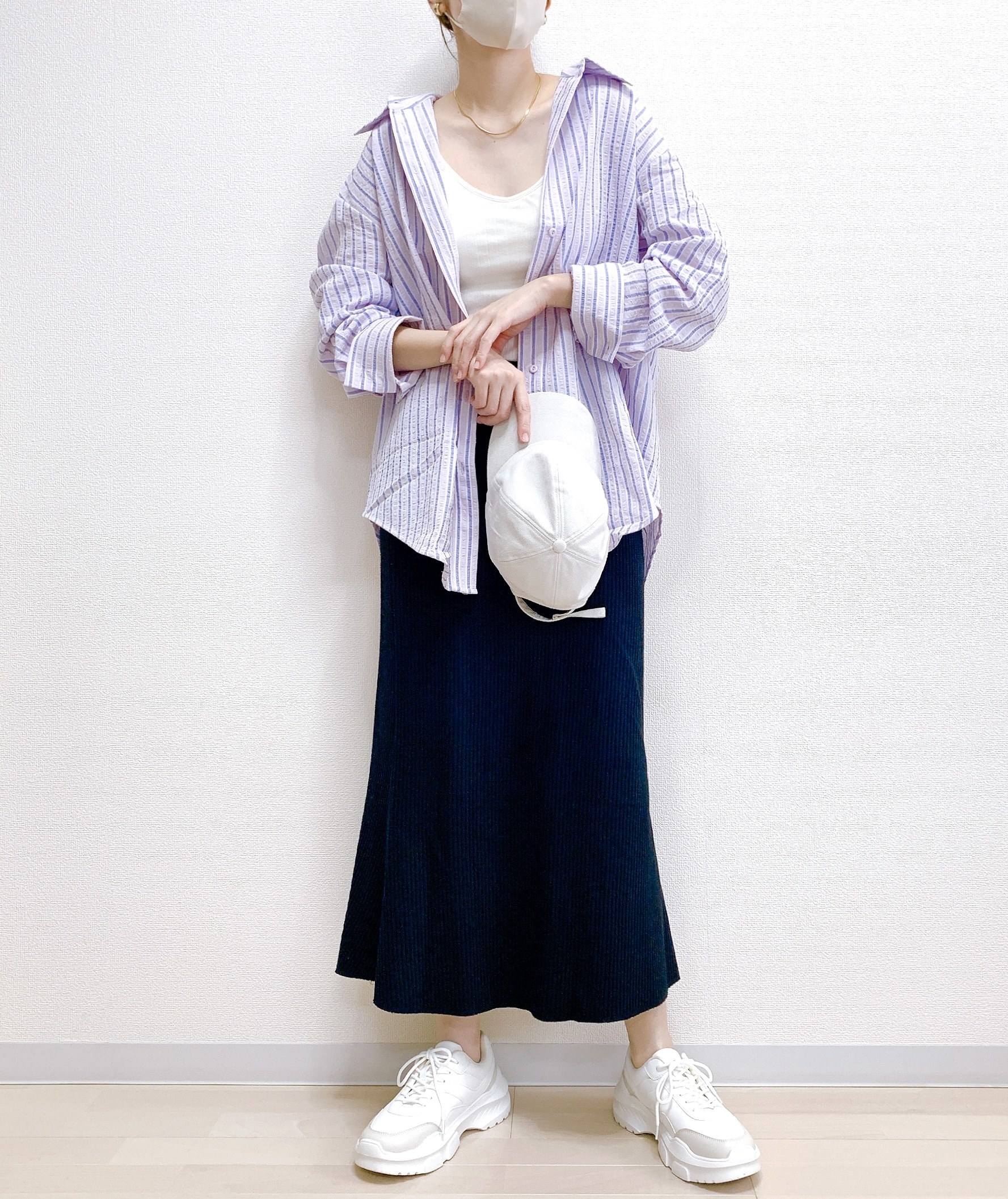 H＆Mのおすすめのレディースアイテム「コットンクレープシャツ」