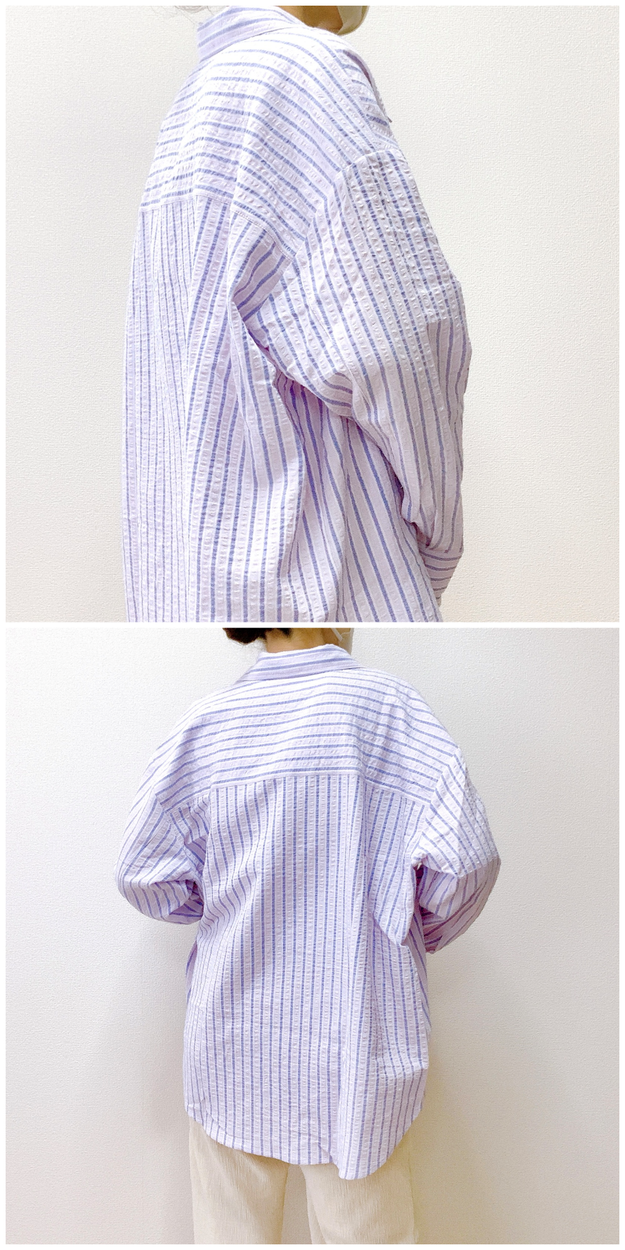 H＆Mのおすすめのレディースアイテム「コットンクレープシャツ」