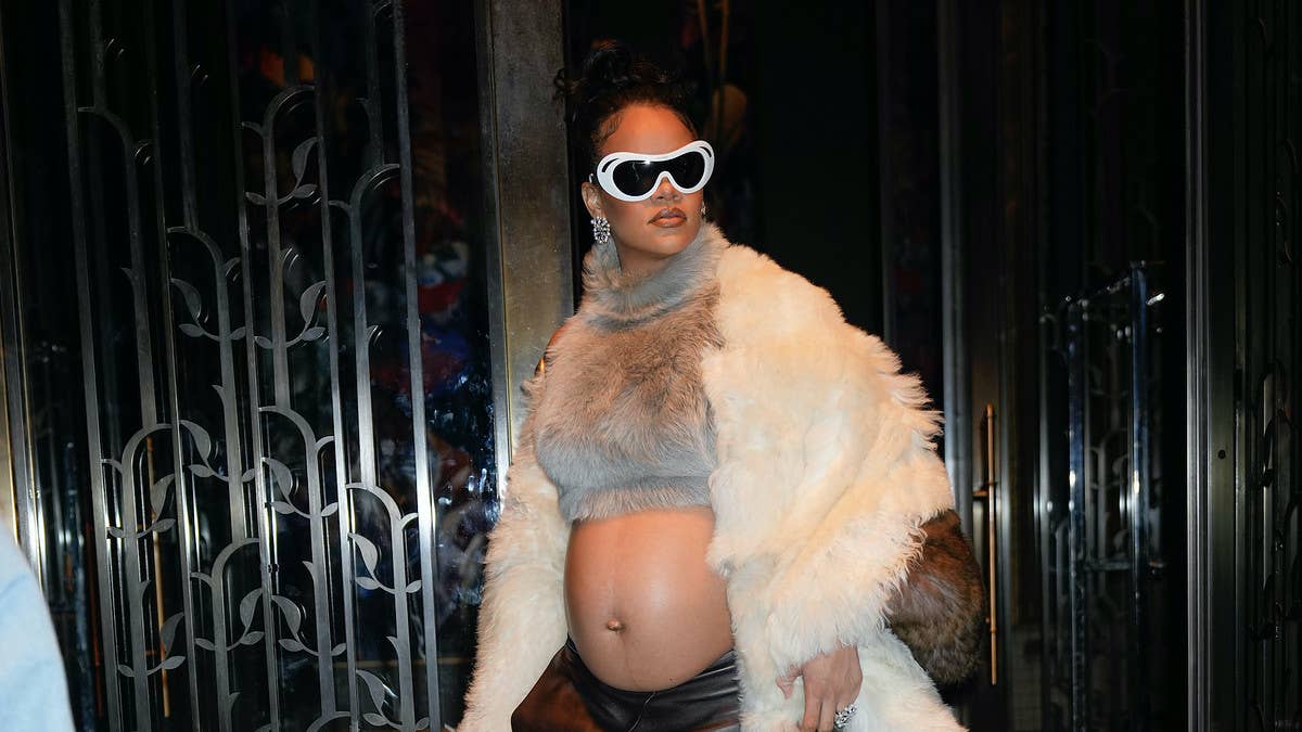 RiRi dropped a collection of maternity photos taken last year, when she was pregnant with her and ASAP Rocky's first child, RZA. Check out the pictures here.