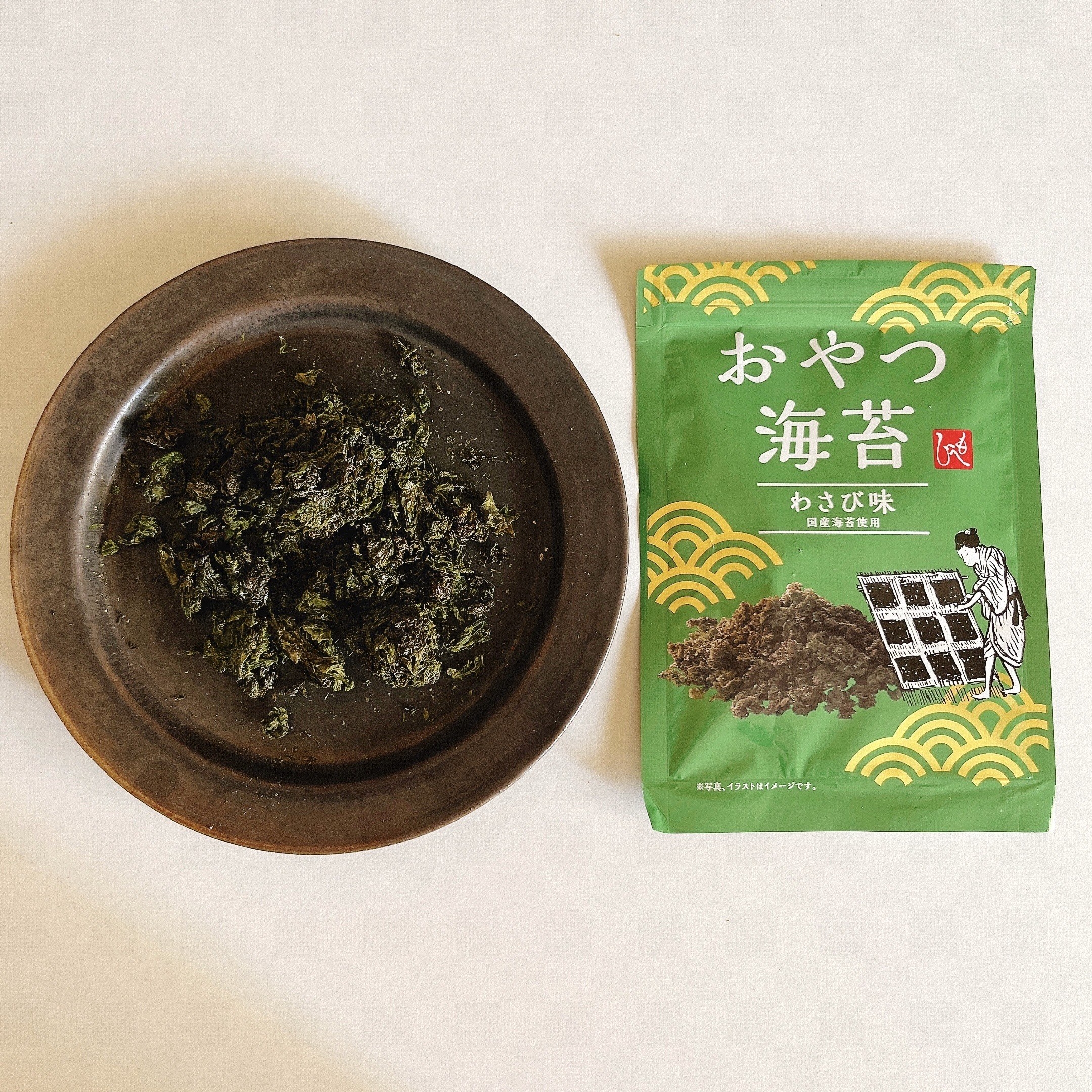 KALDI（カルディ）のおすすめ「おやつ海苔 わさび味」「おやつ海苔 ごま味」