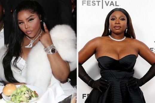Lil&#x27; Kim on the left and Naturi Naughton on the right