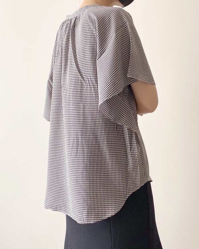 GLOBAL WORK（グローバルワーク）のおすすめトップス「さらさらリラックスプリントブラウス」