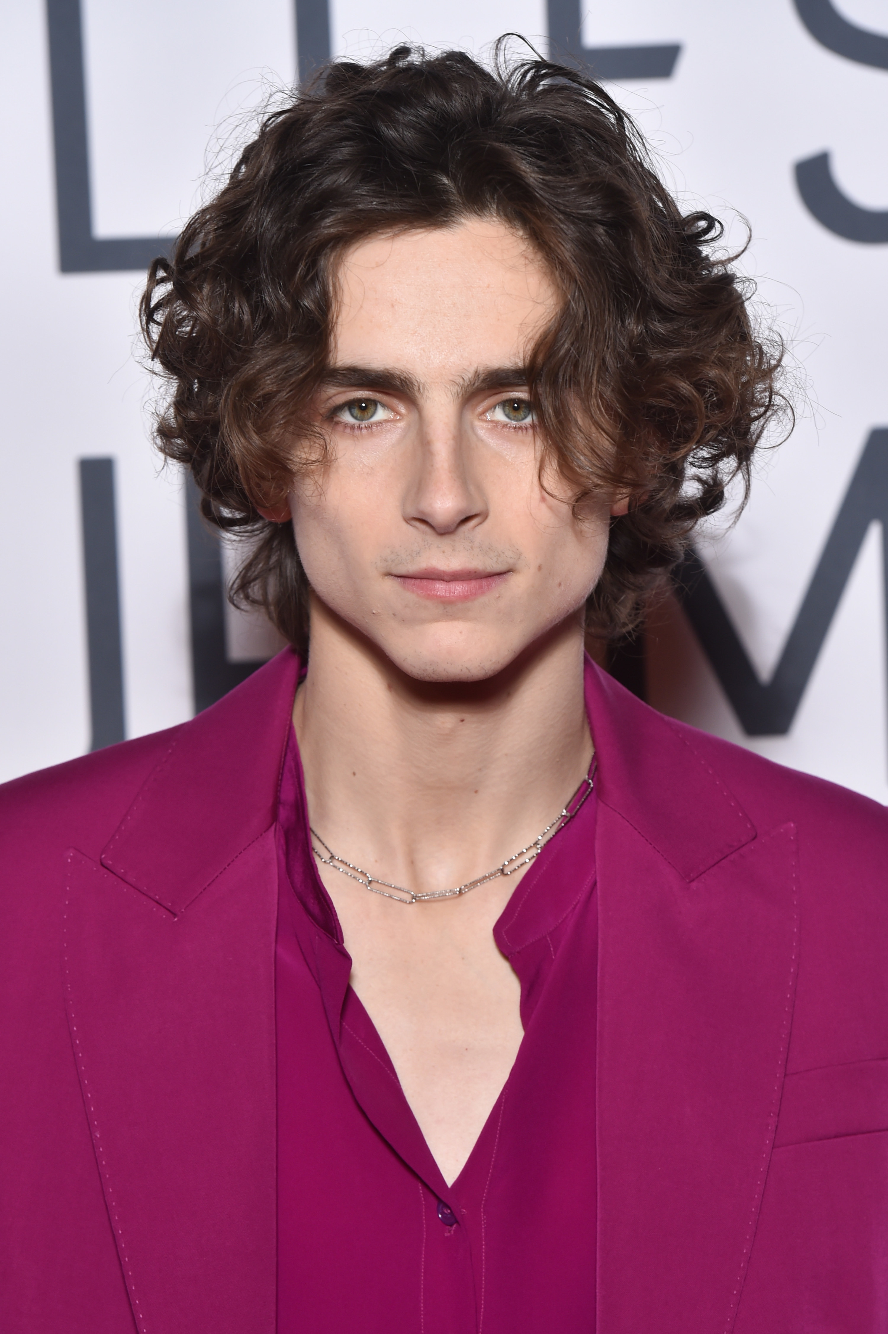 Timmy in a dark-pink-ish suit