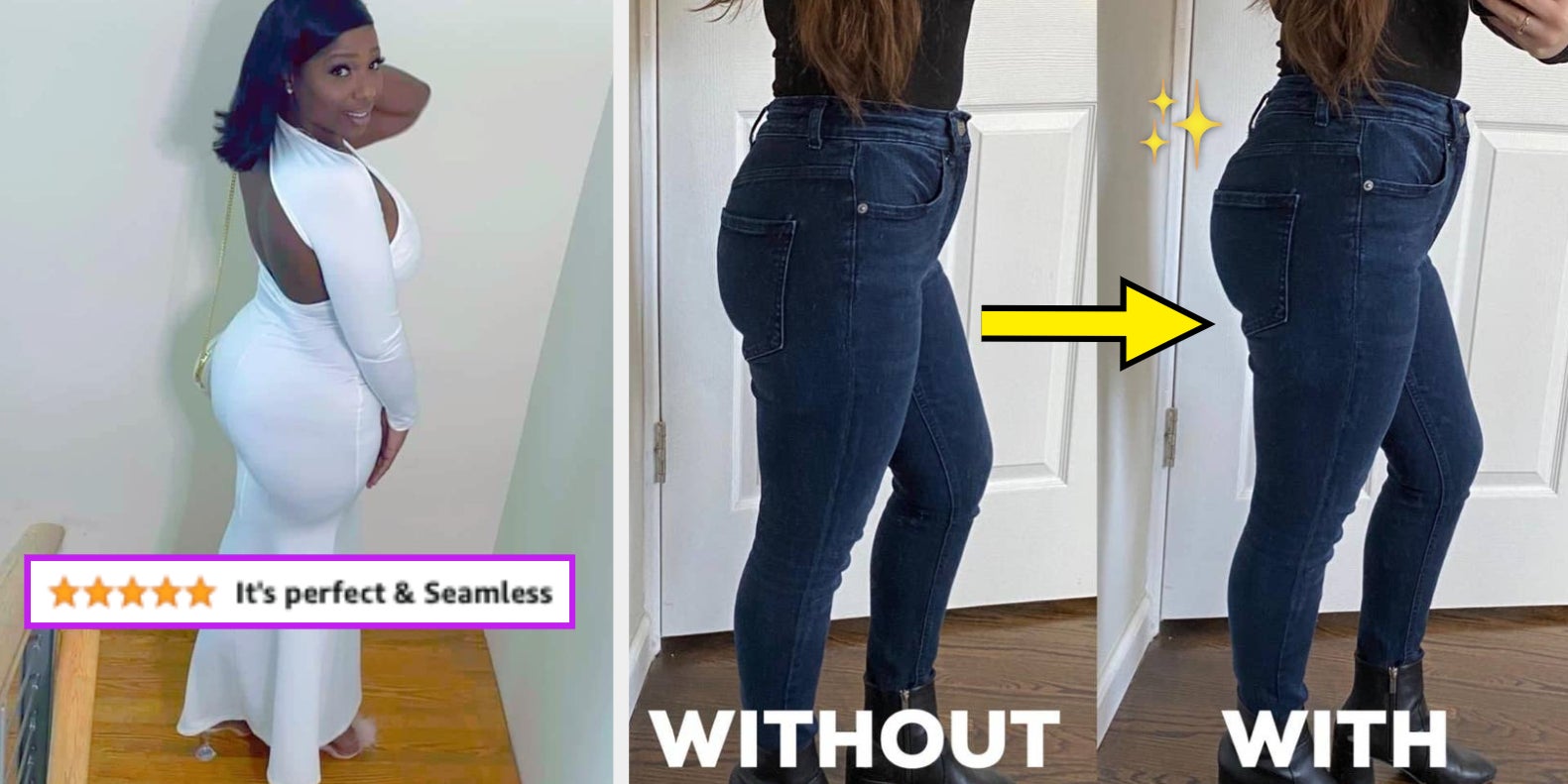 Muscle Women Thigh Padded Body Shaping Wear Skinny Woman Leg Butt Enhancer