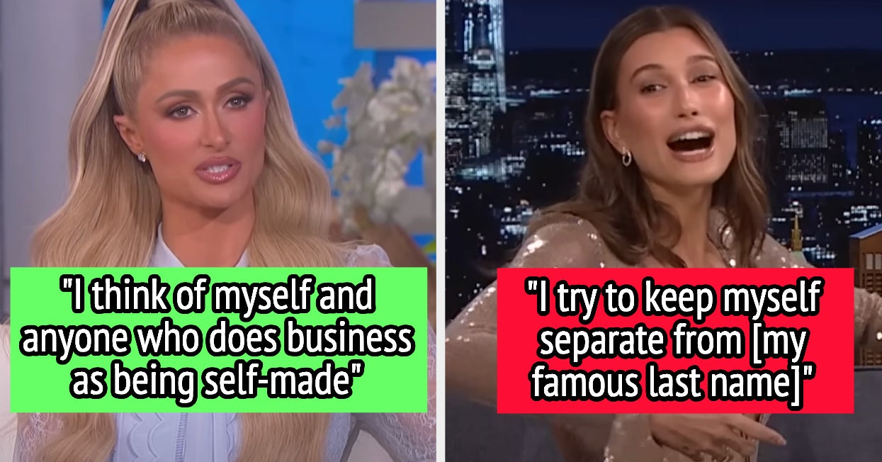 14 Times Celebs Made Out-Of-Touch Comments About Being "Self Made"