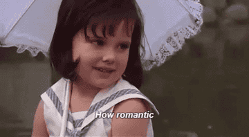 Darla from The Little Rascals saying &quot;how romantic&quot;