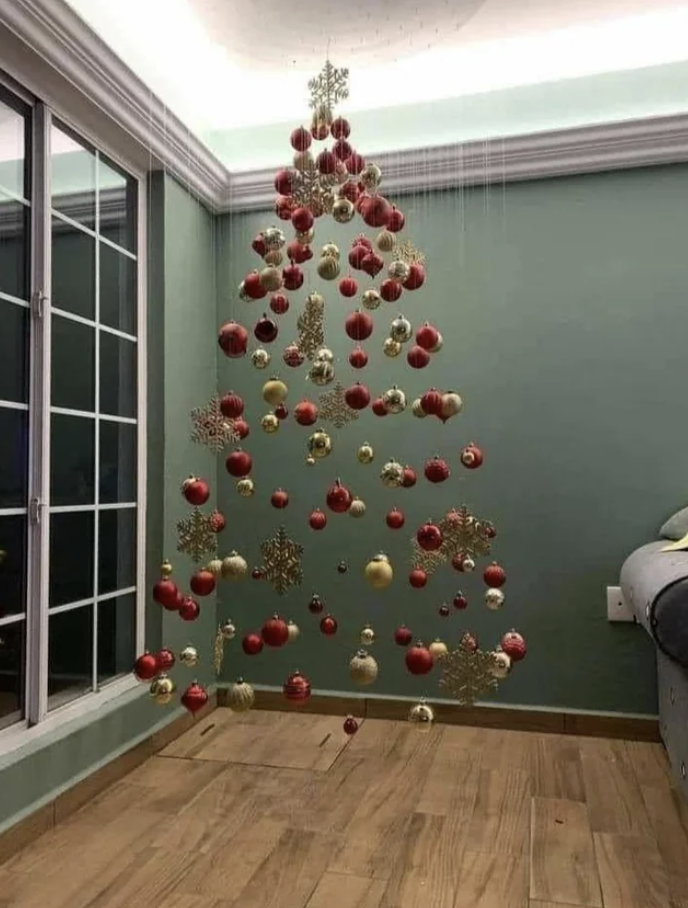 An invisible Christmas tree