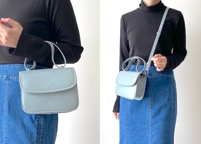 ZARA（ザラ）のオススメのバッグ「ダブルハンドル クロスボディバッグ」