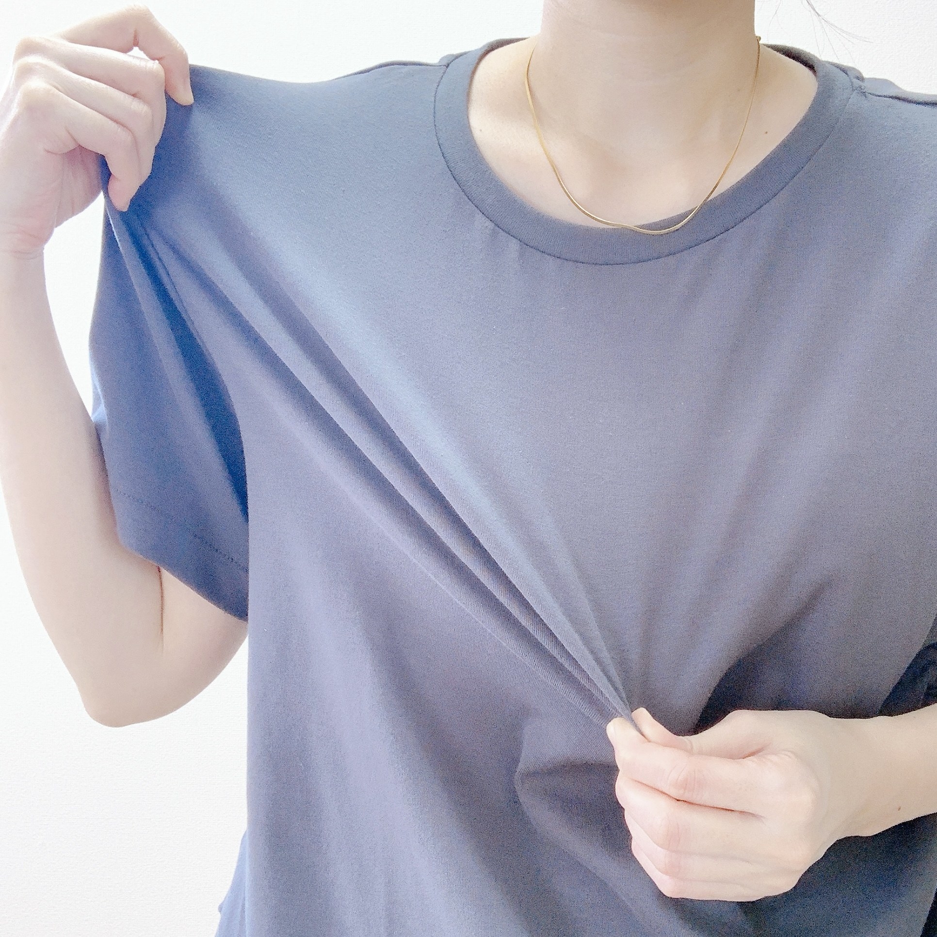 H＆Mのおすすめのレディースアイテム「ドローストリングディテールTシャツ」