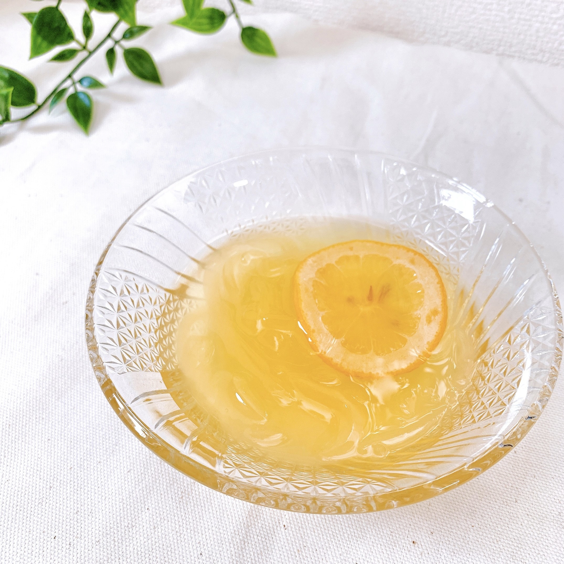 無印良品のおすすめのスイーツ「フルーツ葛切り レモン＆アールグレイ」