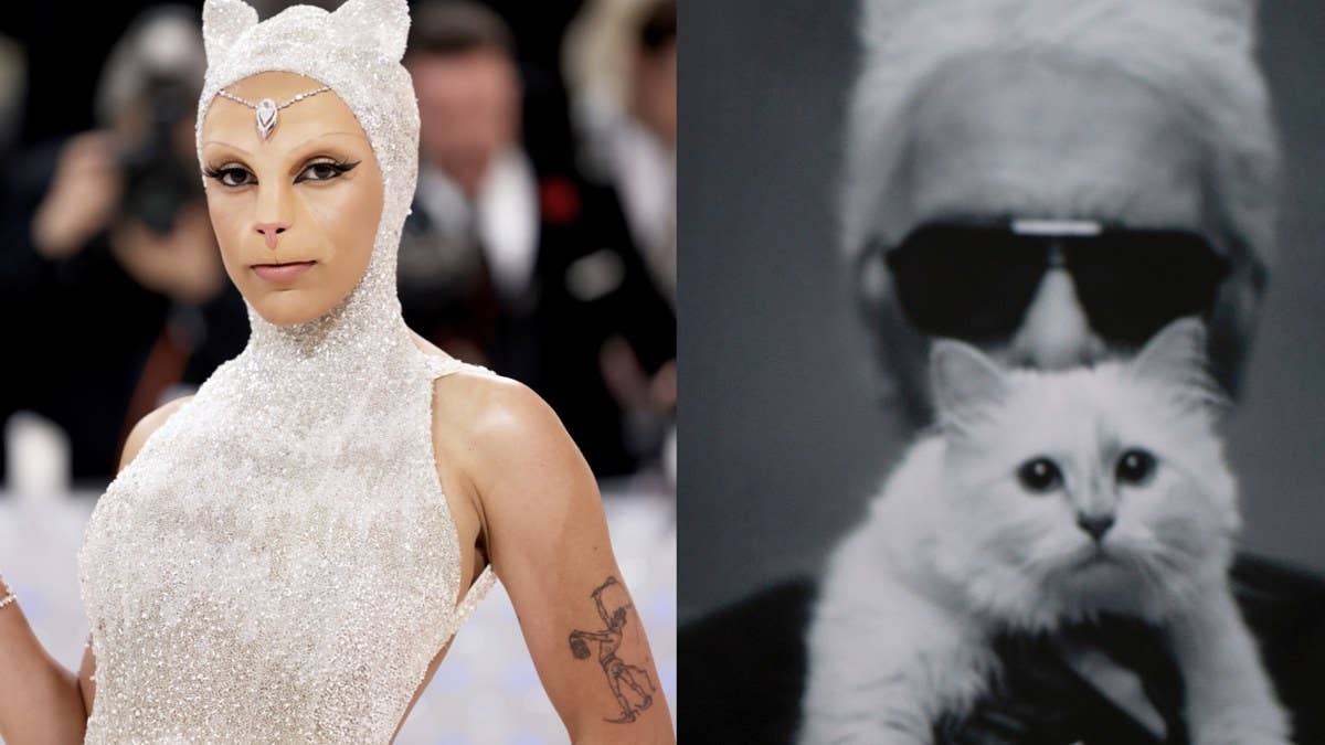 The 27-year-old artist got plenty of people's attention at this year's Met Gala when she showed up as the late designer's Birman cat Choupette.