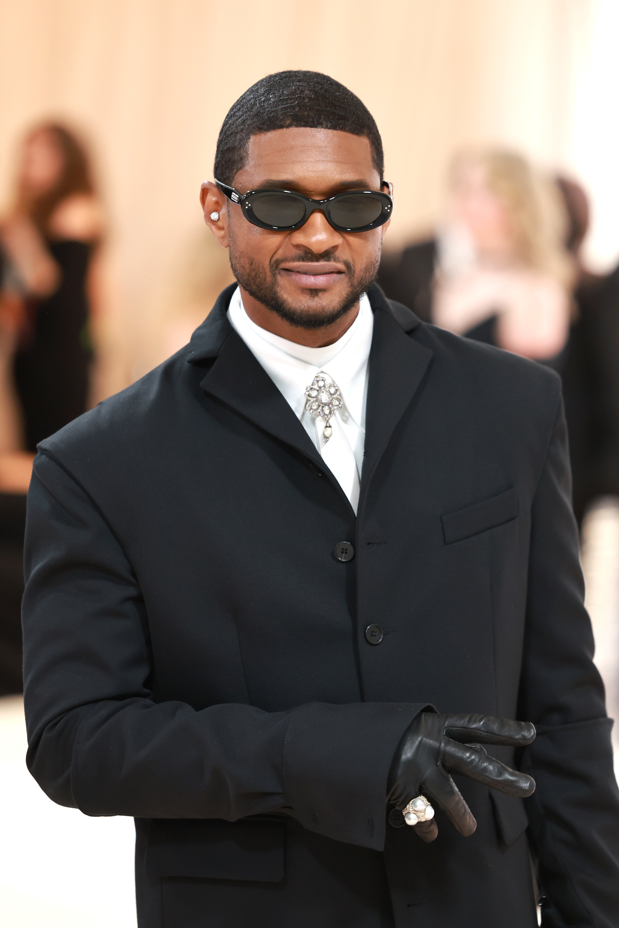 Closeup of Usher