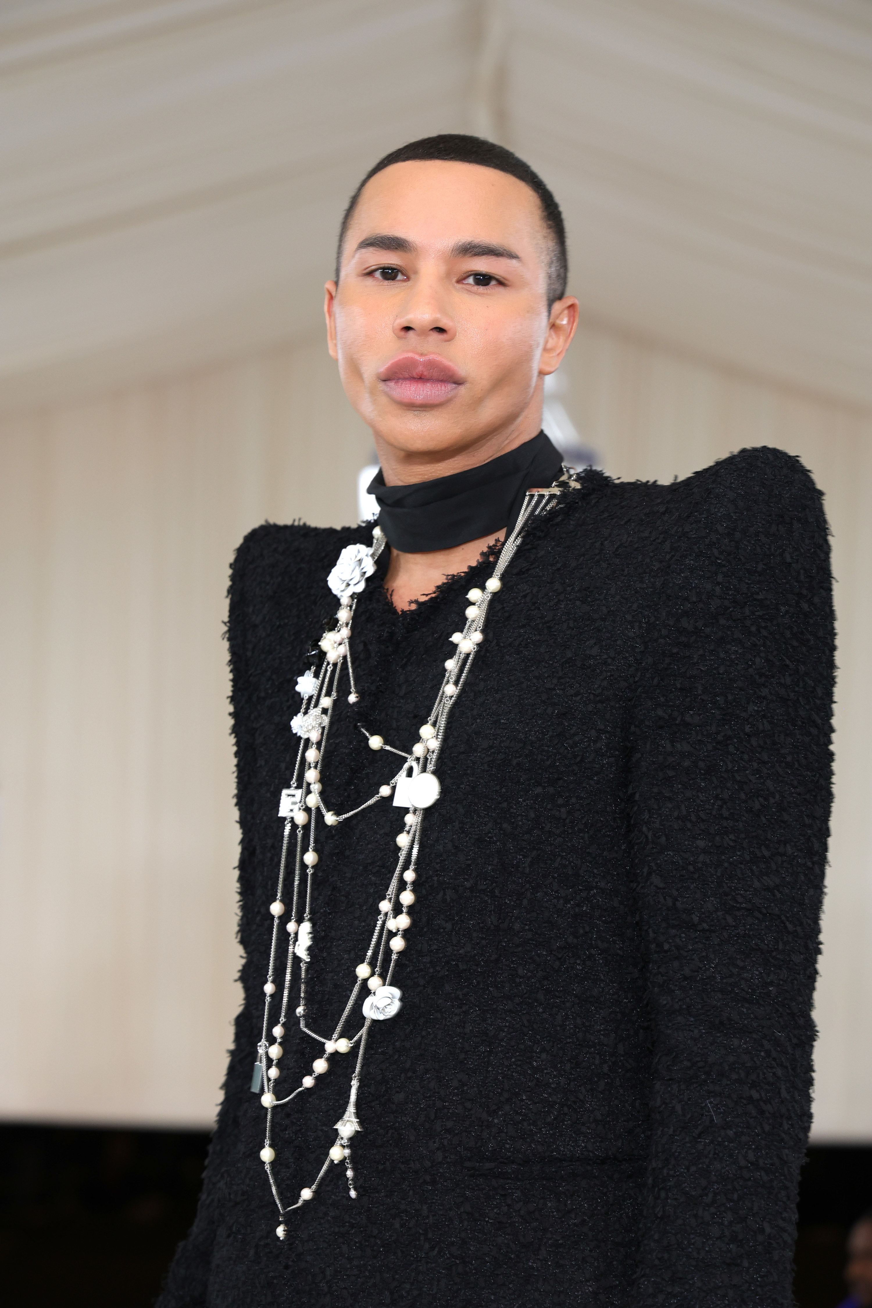 Closeup of Olivier Rousteing