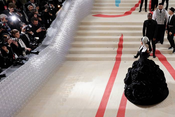 How Celebs Honored Karl Lagerfeld on The 2023 Met Gala Carpet