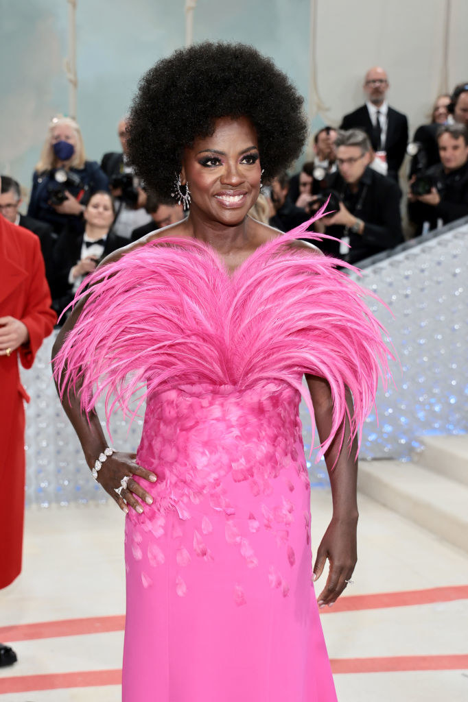 A closeup on Viola Davis
