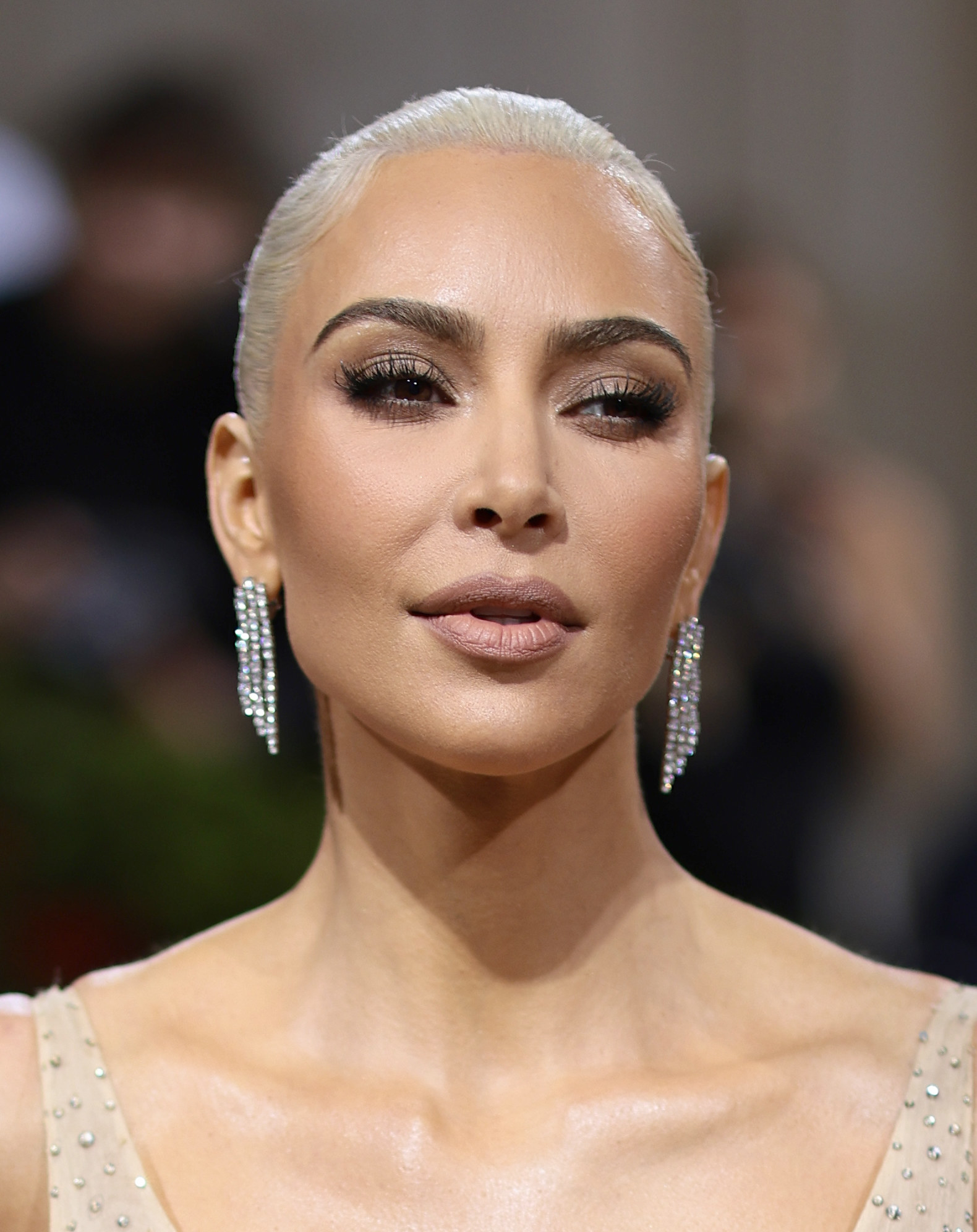 Closeup of Kim Kardashian