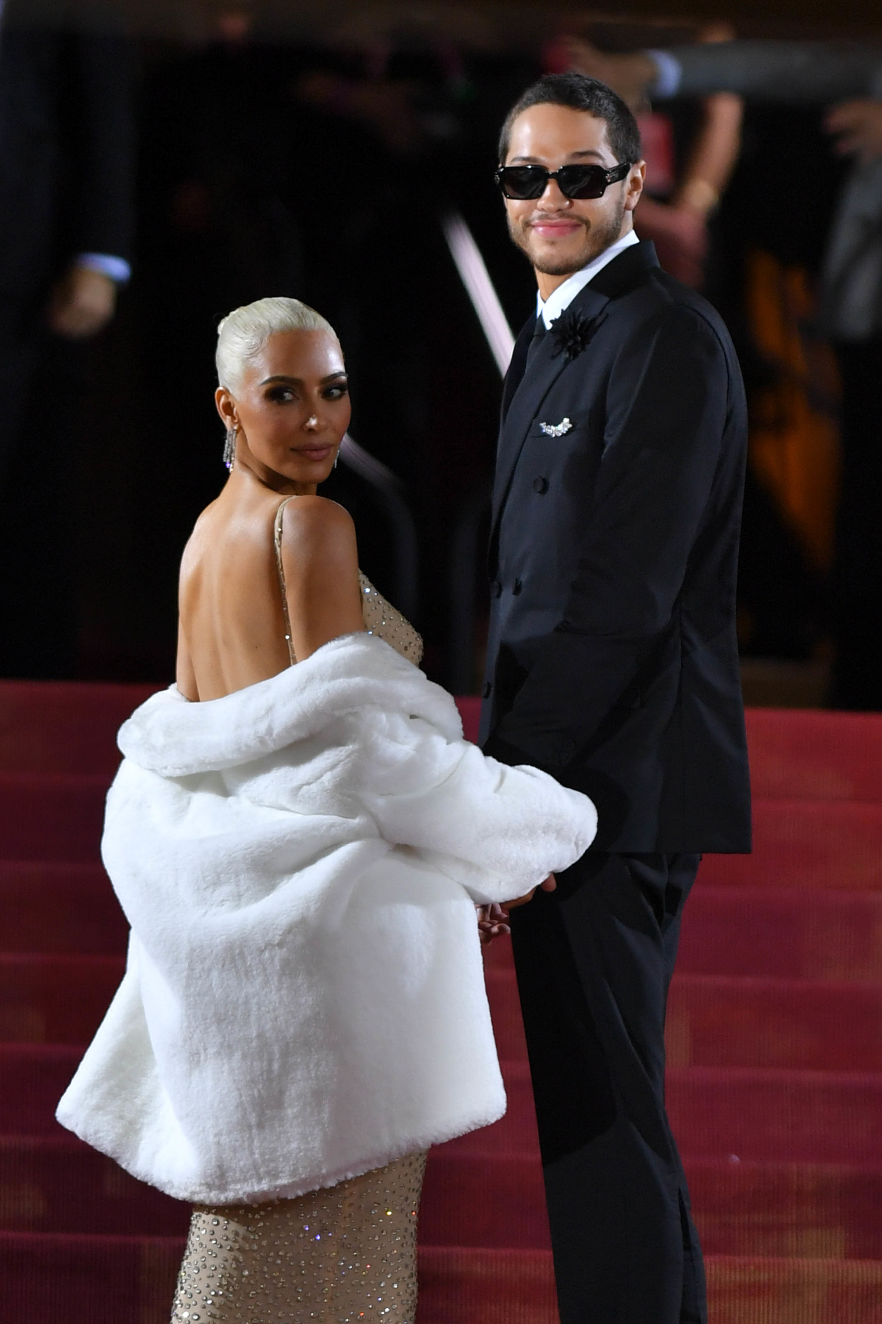 Kim Kardashian and Pete Davidson