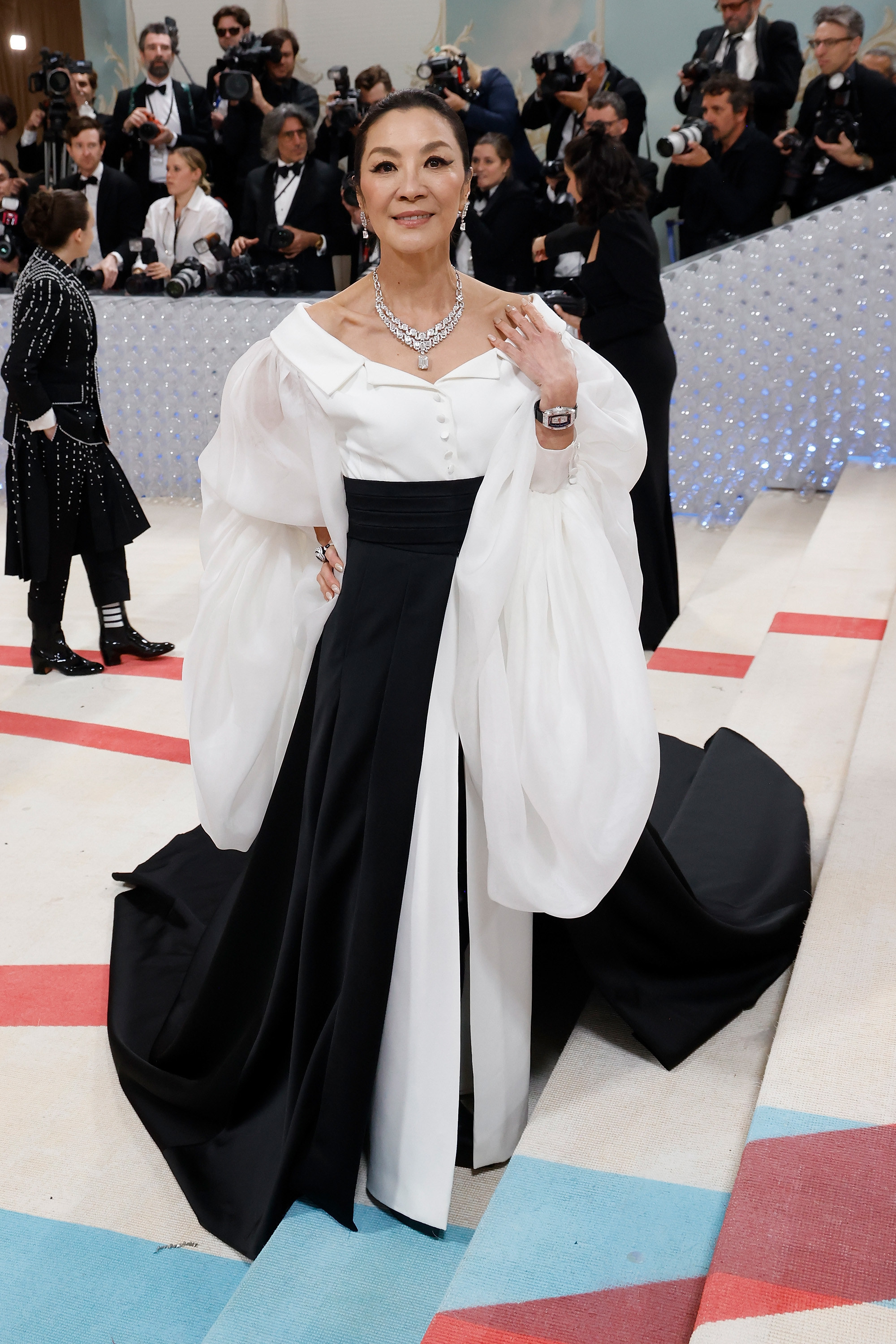 Closeup of Michelle Yeoh