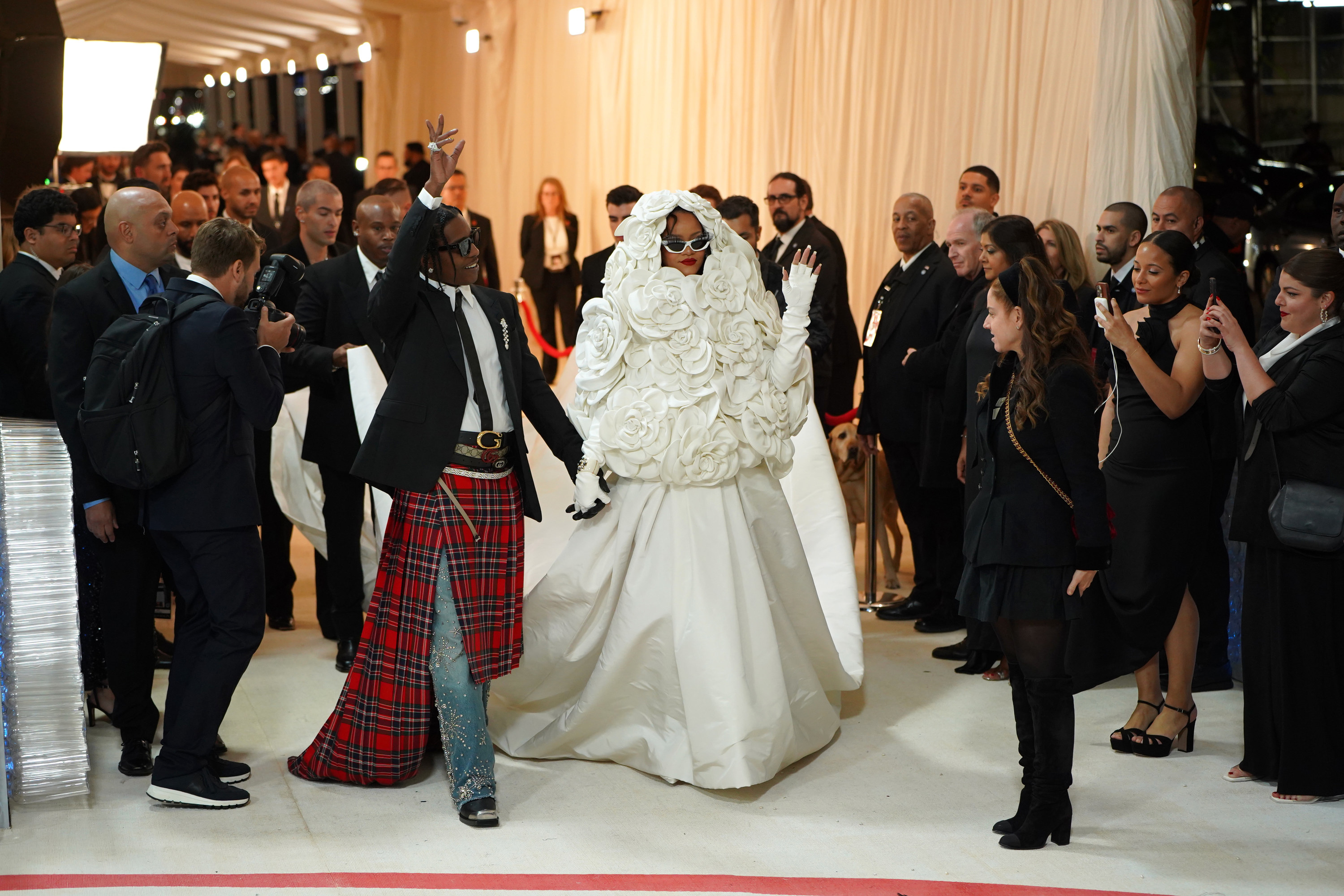 Rihanna at her last Met Gala in 2023
