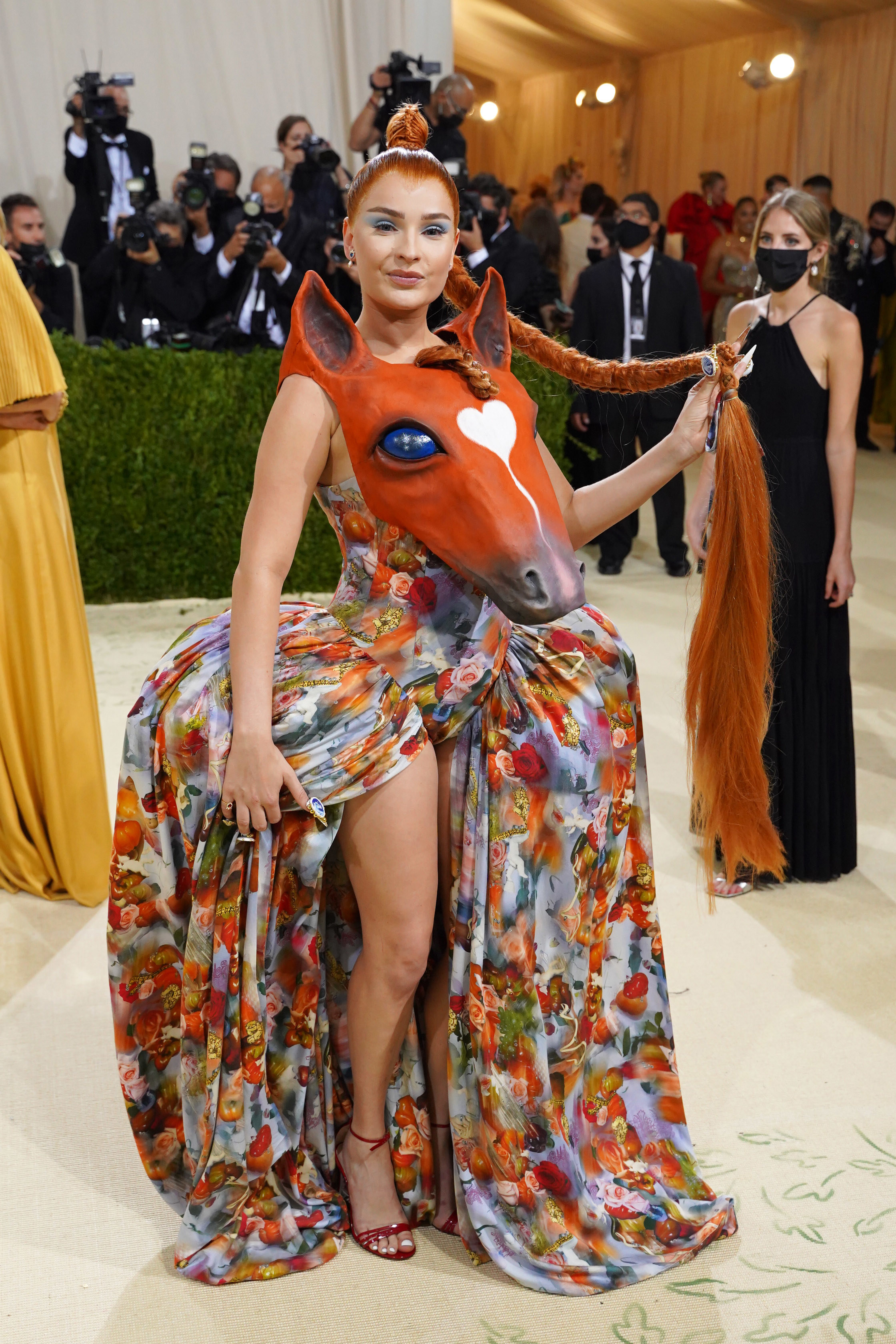 Kim Petras at her first Met Gala in 2021