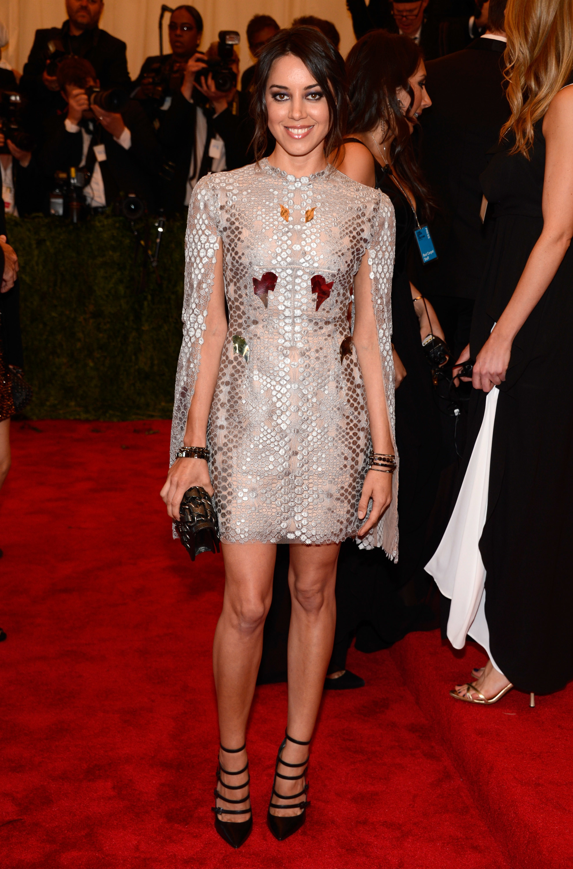 Aubrey Plaza at her first Met Gala in 2013