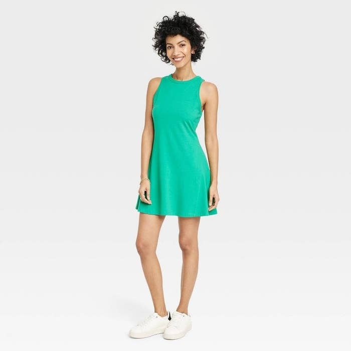 Looks Good from the Back: Adrien: Here's Another One. Old Navy Fit & Flare  Dress Review.