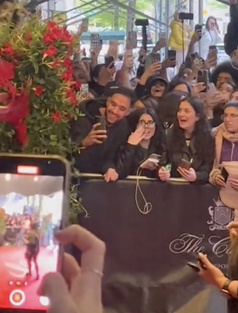 People outside of the Carlyle Hotel