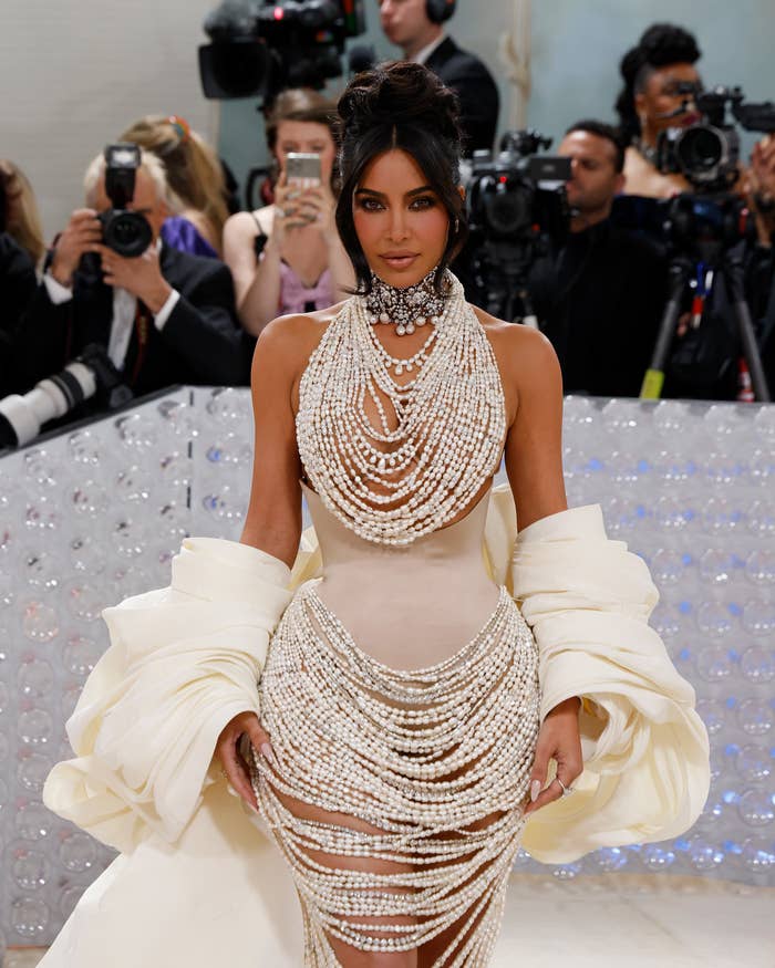 Kim Kardashian's Met Gala 2023 Look Throwback