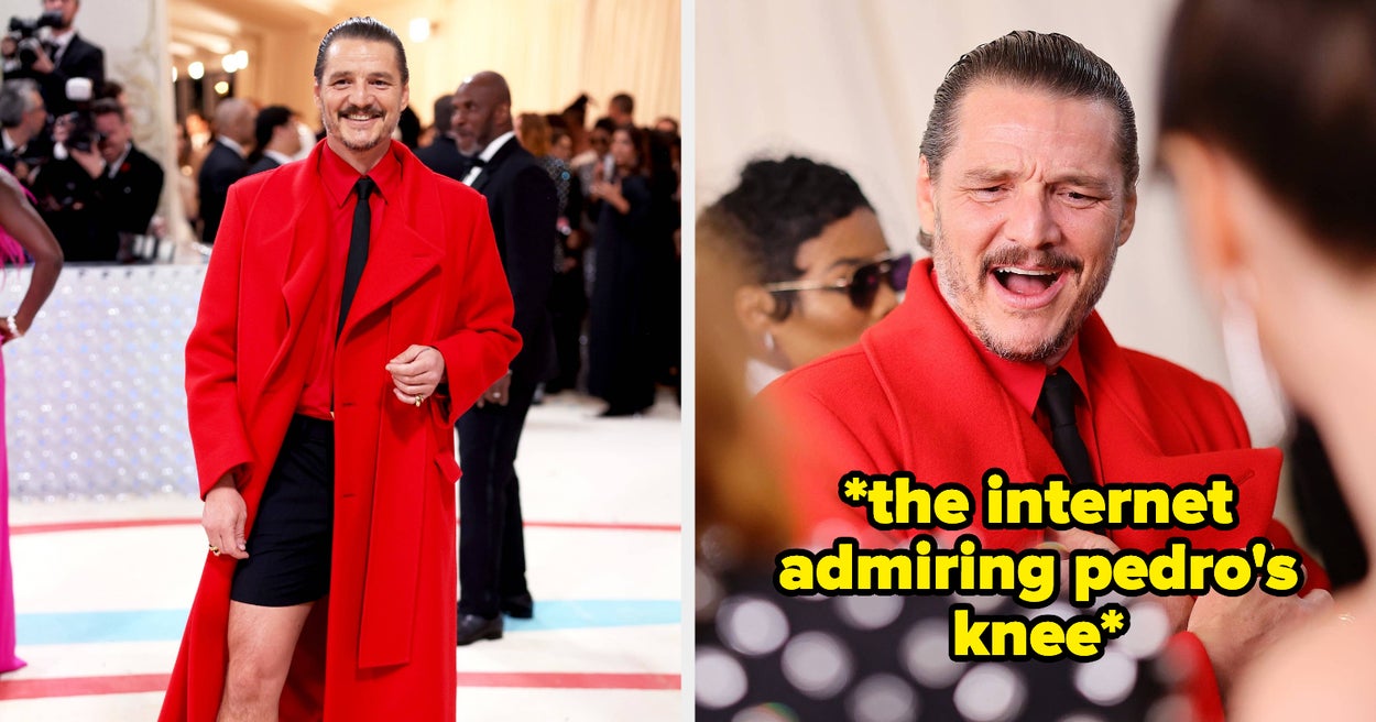Pedro Pascal Wore Shorts To The 2023 Met Gala, And Everyone Had The Exact Same Thought