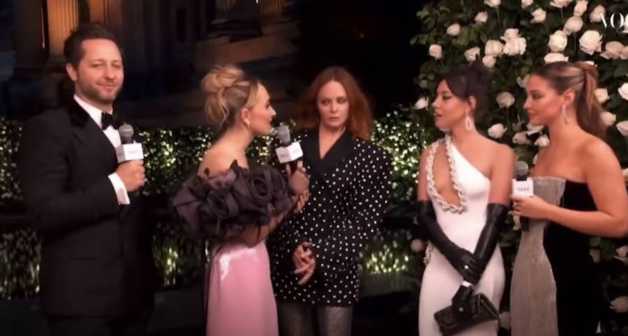Aubrey Plaza And Chloe Fineman's Awkward Met Gala Interview