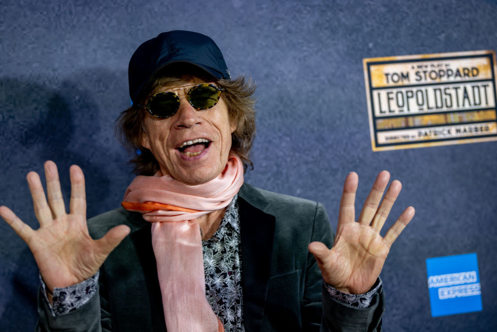 Closeup of Mick Jagger