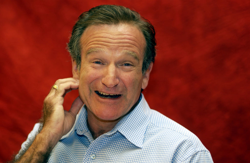 Closeup of Robin Williams
