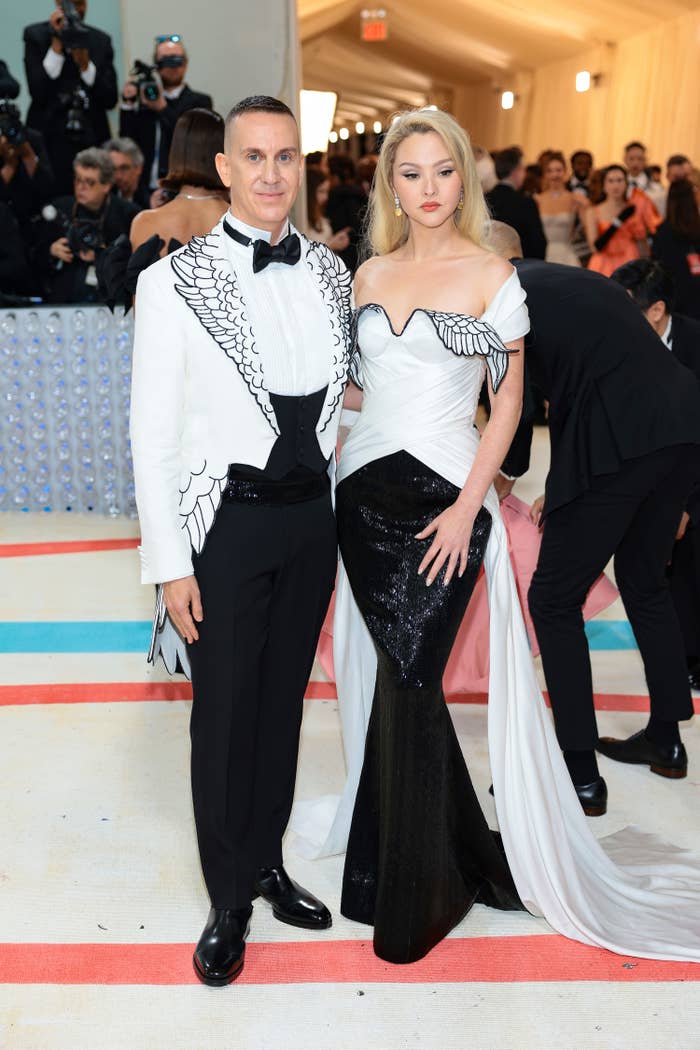 Jeremy Scott and Devon Aoki attend The 2023 Met Gala Celebrating &quot;Karl Lagerfeld: A Line Of Beauty&quot;