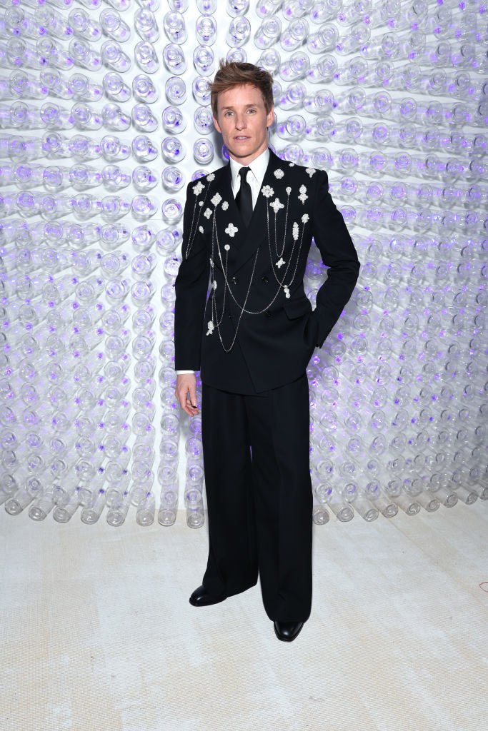 Closeup of Eddie Redmayne