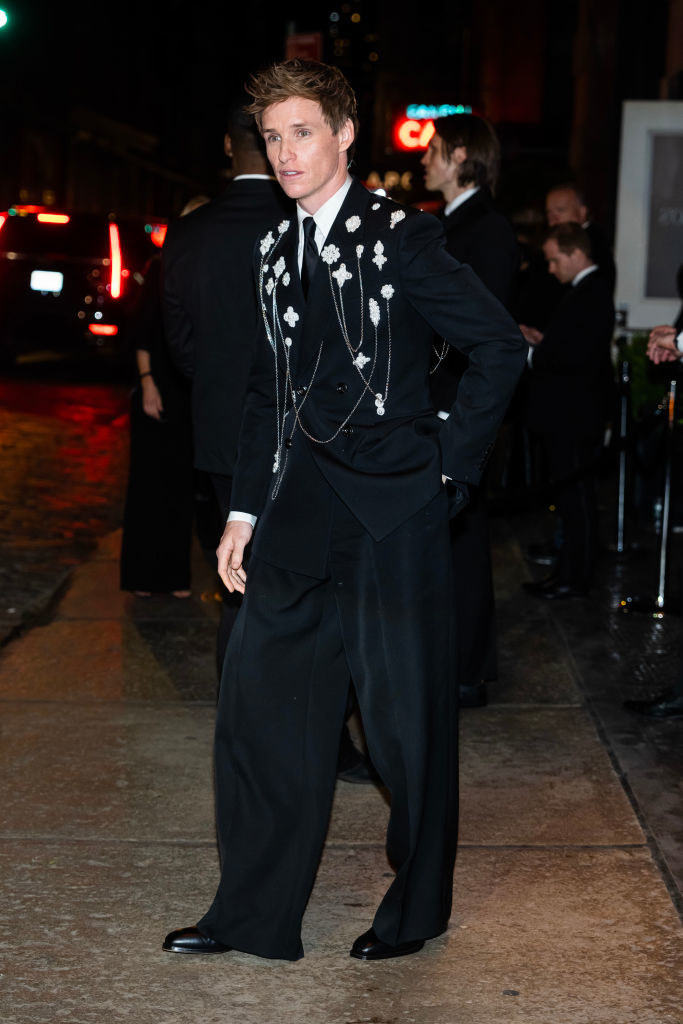 Closeup of Eddie Redmayne