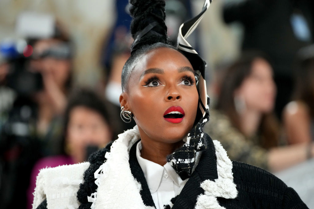 Closeup of Janelle Monáe