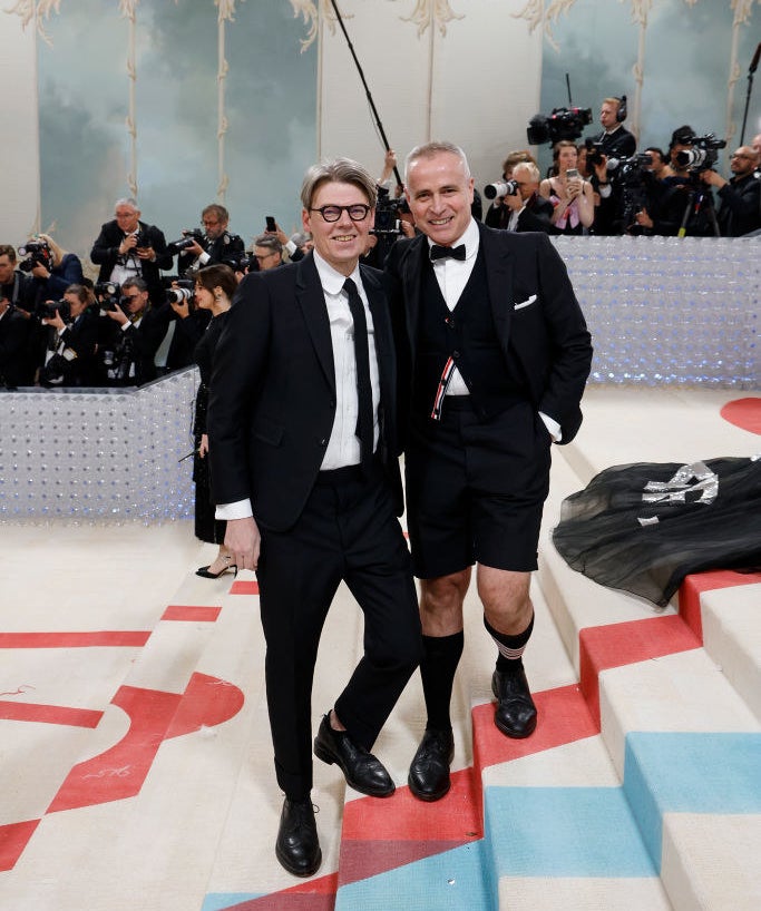 Thom Browne and Andrew Bolton