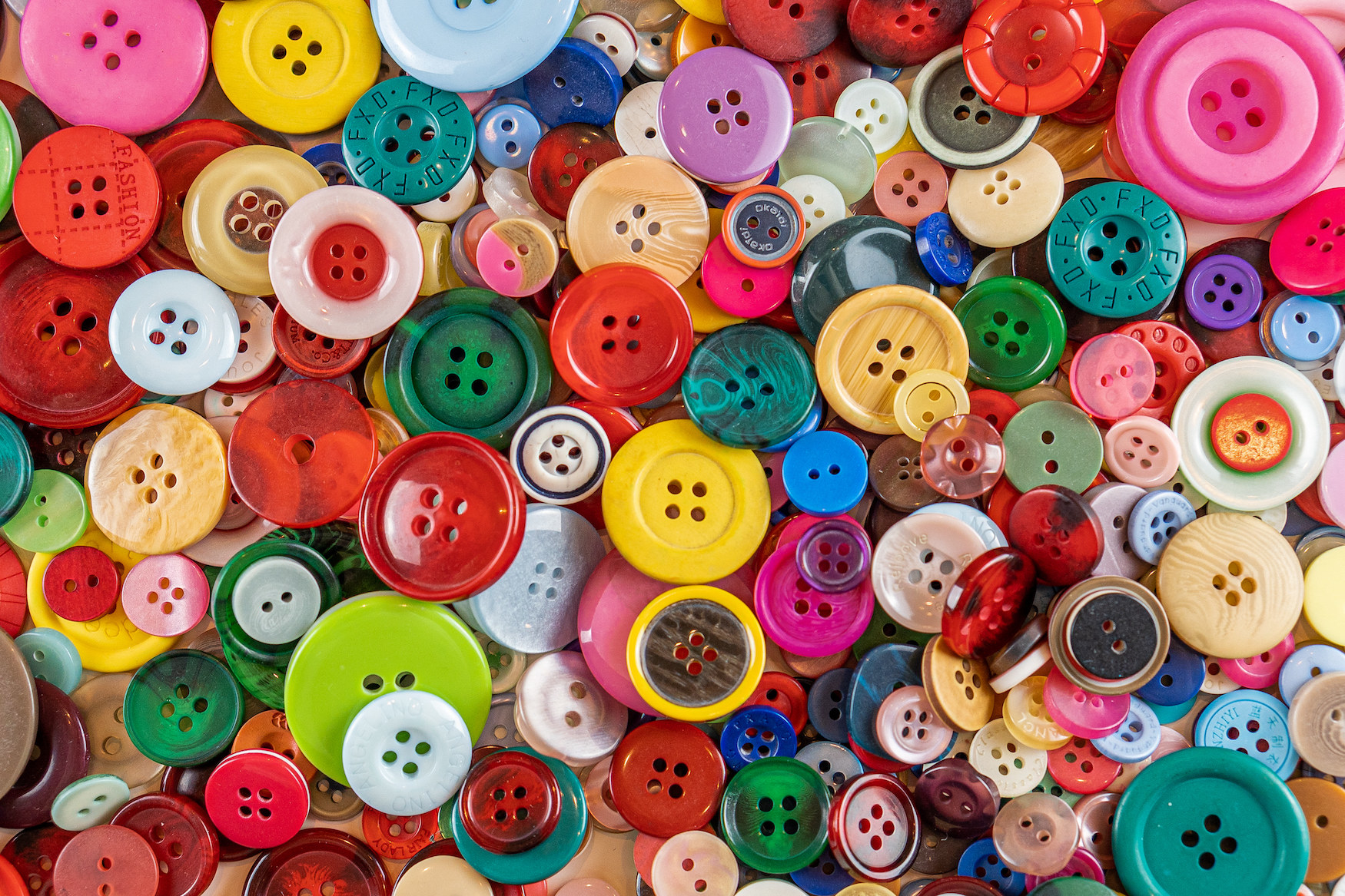 A bunch of buttons