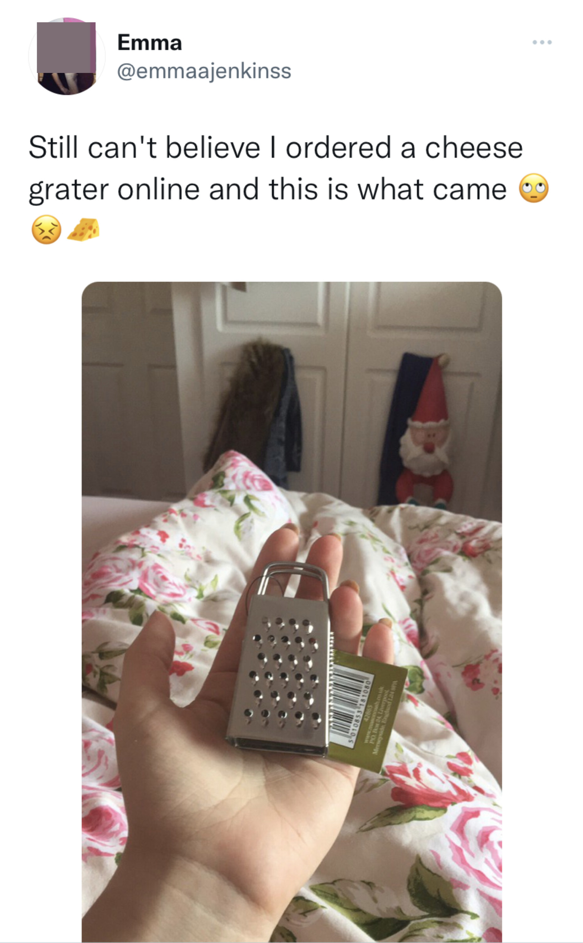A tiny cheese grater