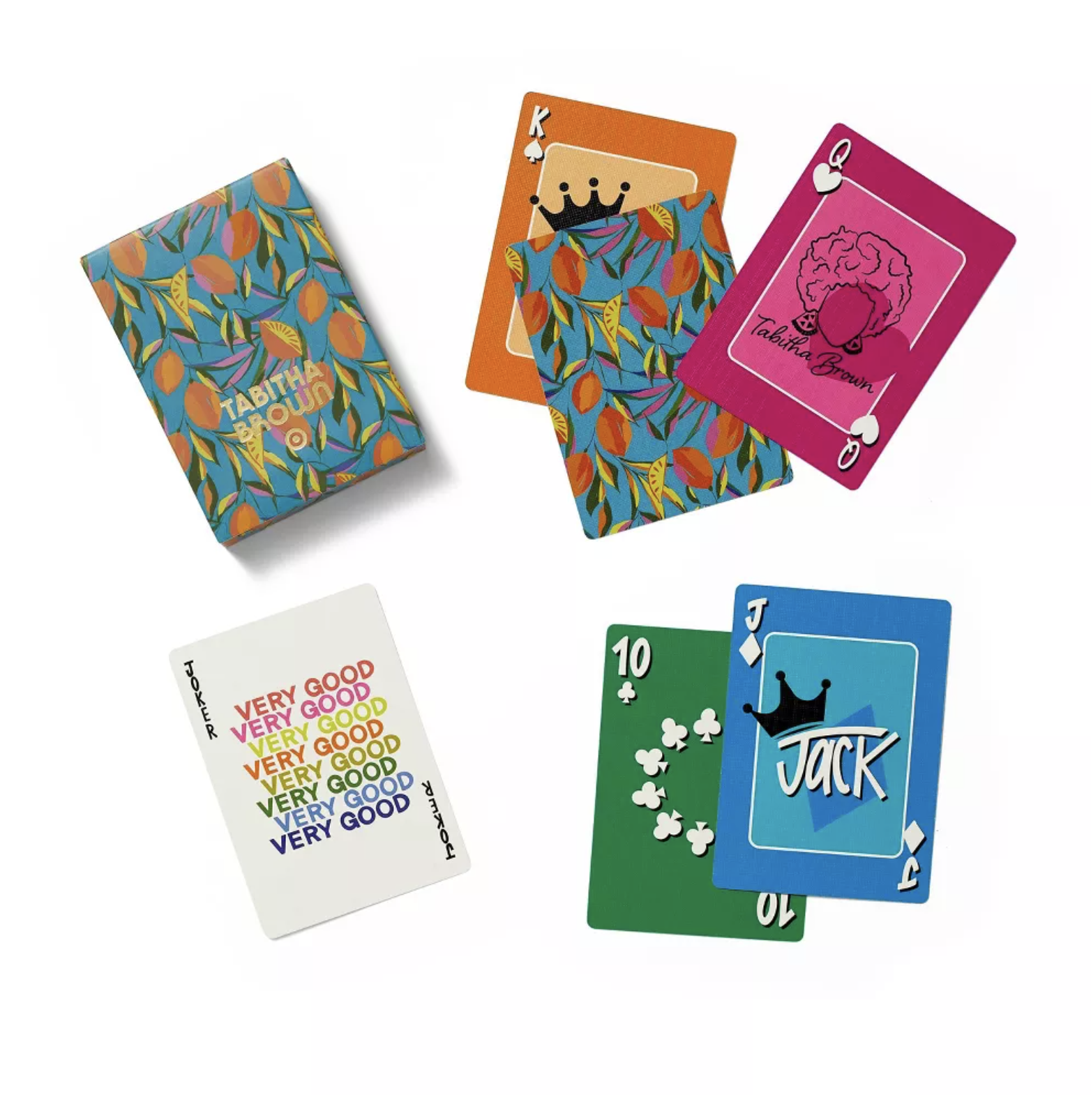 Colorful playing cards