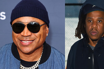 Split image of LL Cool J and Jay Z
