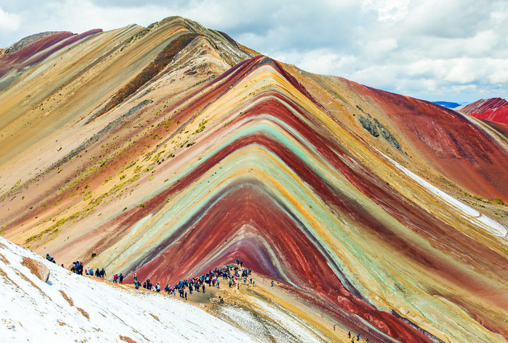 colorful mountain