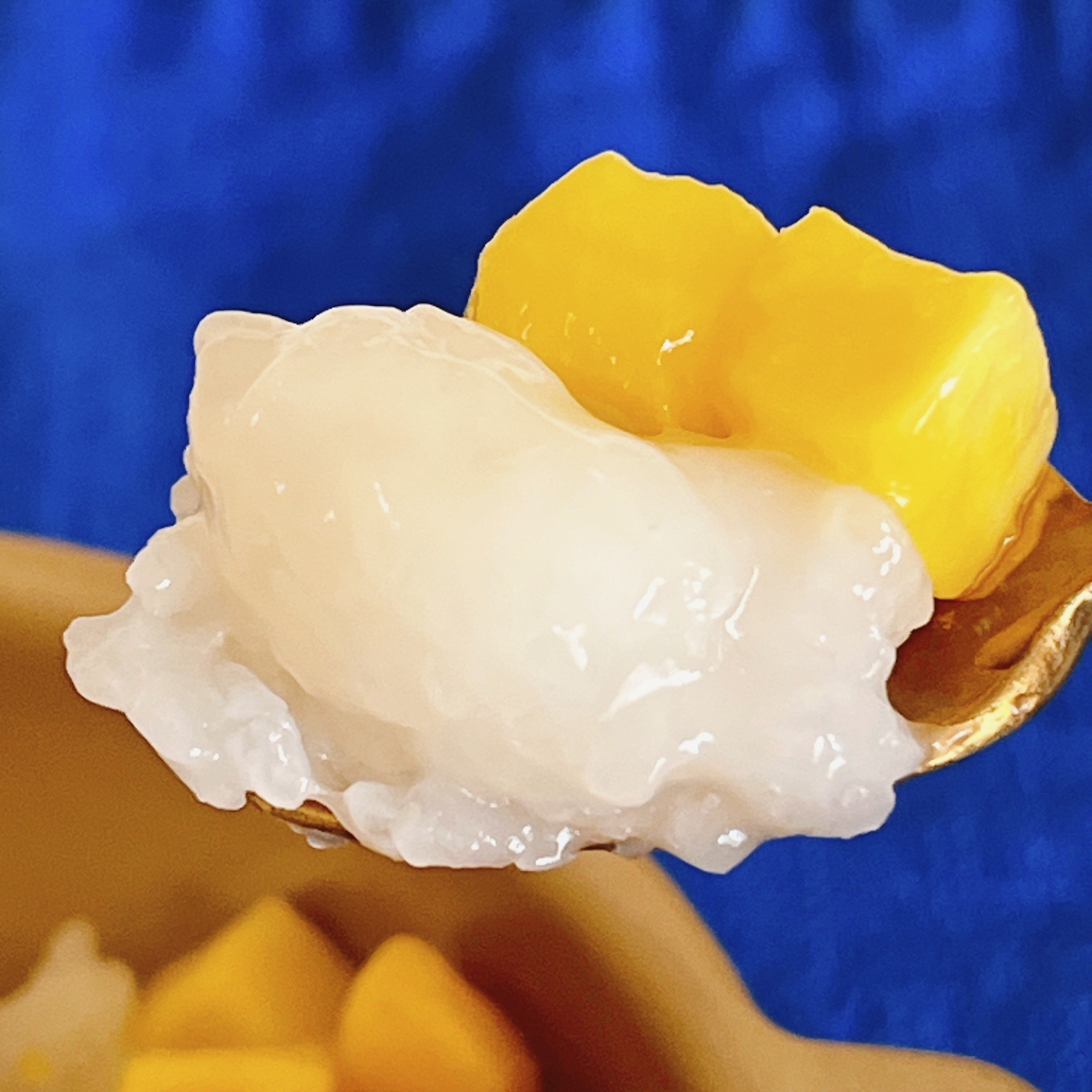 KALDI(カルディ)のおすすめ「もち米とマンゴーのココナッツミルクソースがけ カオニャオマムアン」