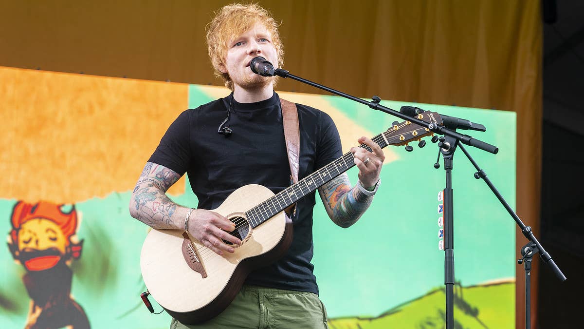 Ed Sheeran took the stand, singing and playing guitar to help prove his hit "Thinking Out Loud" doesn't infringe on Marvin Gaye's "Let's Get It On."
