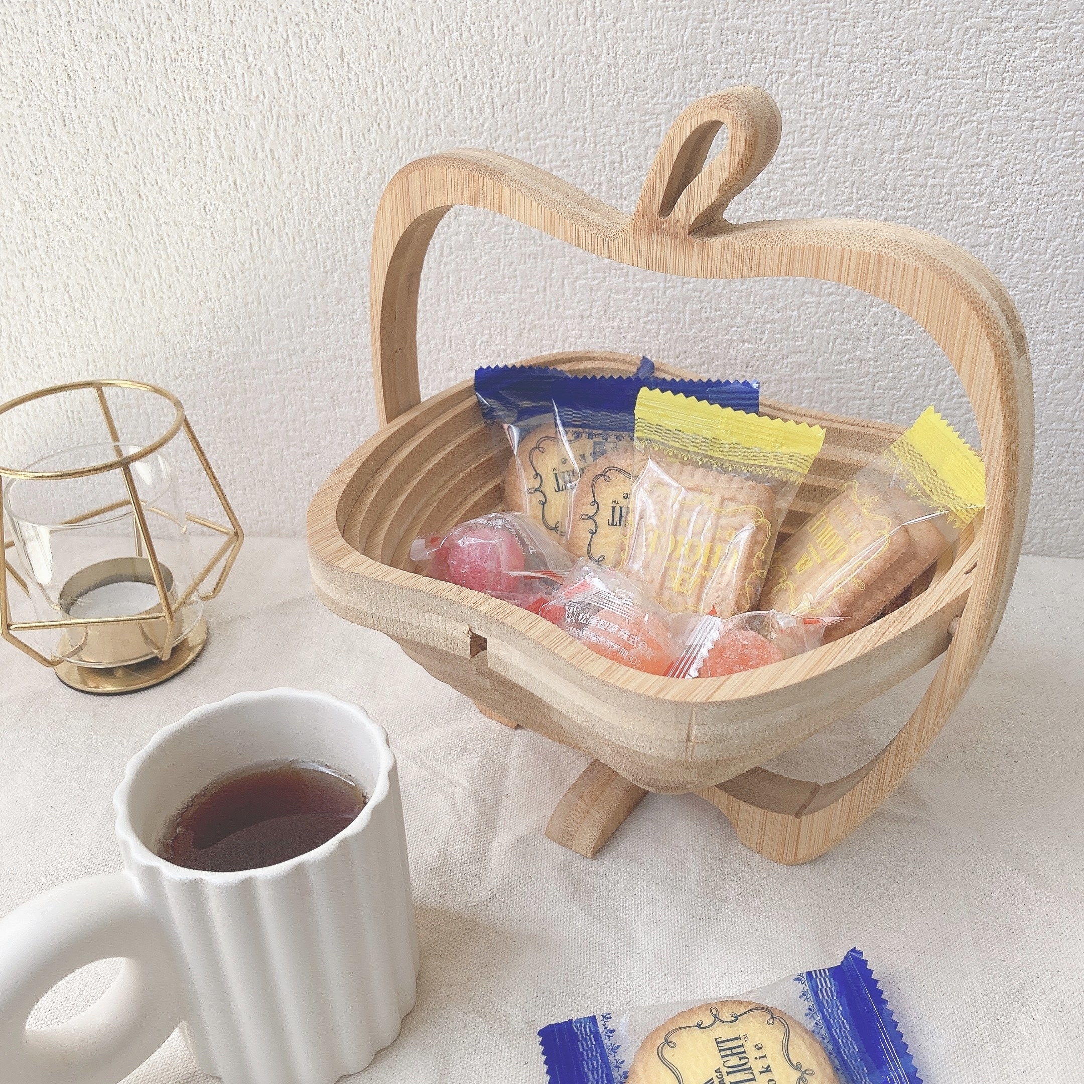 salut!（サリュ）のオススメの収納グッズ「りんごバスケット」