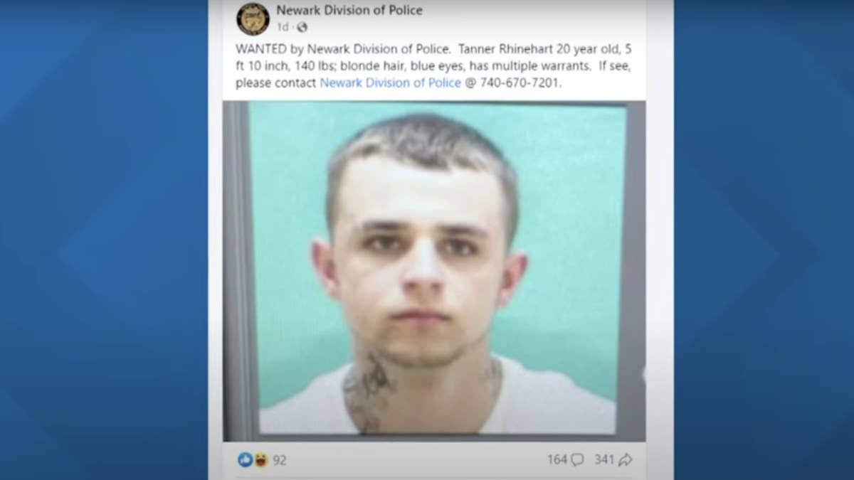 A 20-year-old suspect responded to the police department's Facebook post about him having multiple warrants out for his arrest.